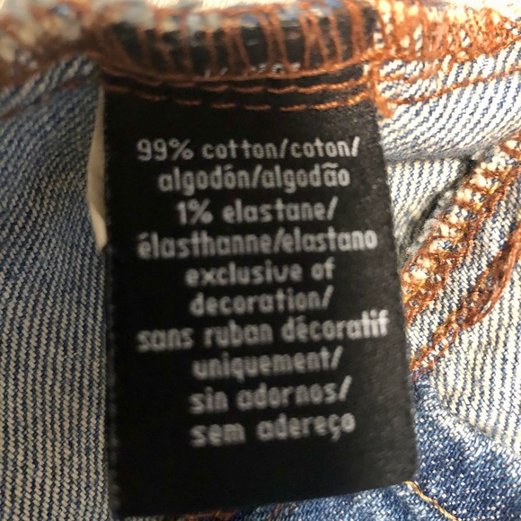 Calvin Klein Jean jacket Sz S cropped med wash - Picture 8 of 15